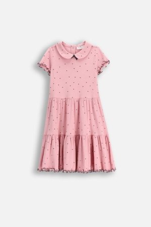 COCCODRILLO kleita ar īsam piedurknēm, rozā, WC6129201HGK-007-122, 122 cm 