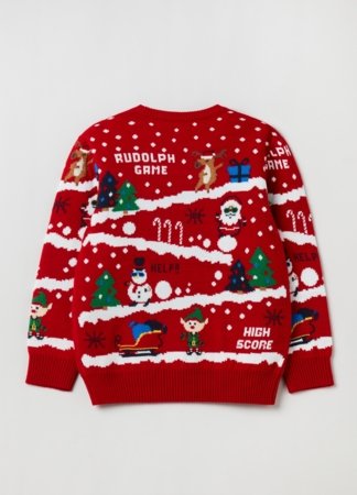 OVS BOY3-10Y TRICOT 2H 5-6 RED 001915489 