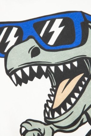 COCCODRILLO t-krekls ar īsam piedurknēm, smilšu krāsa, cm 