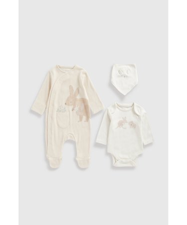 MOTHERCARE krekls ar garām piedurknēm, bēšs krekls un snuķis , GF294 
