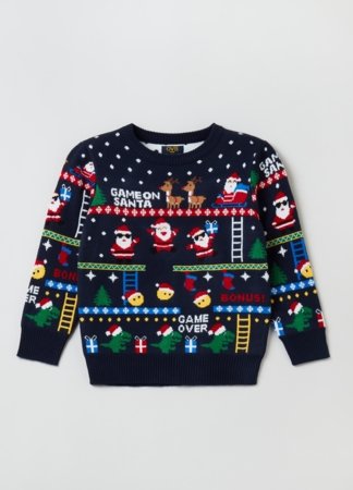 OVS BOY3-10Y TRICOT 2H 4-5 BLACK 001915482 