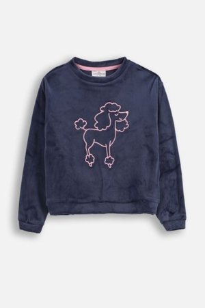 COCCODRILLO džemperis FROSTING PUDDLE GIRL KIDS, zils, cm 