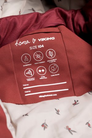 VIKING ziemas virsdrēbes, sarkans, 50-26750-41, cm 