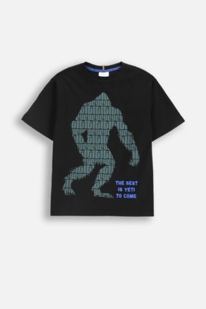 COCCODRILLO t-krekls, melni, ZC5143202YBJ-021-164, 164 cm 