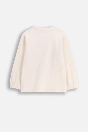 COCCODRILLO t-krekls ar garām piedurknēm, krēmkrāsa, WC6143103FGK-003-098 