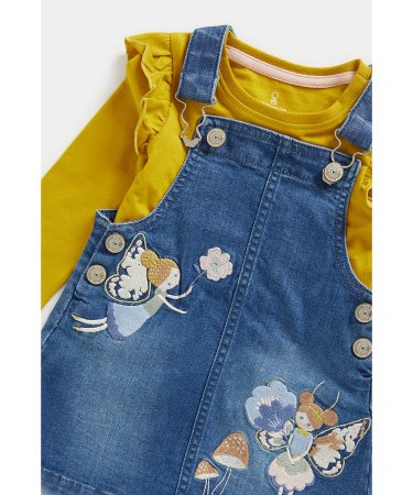 MOTHERCARE krekls ar garām piedurknēm un sarafāns, FA904 