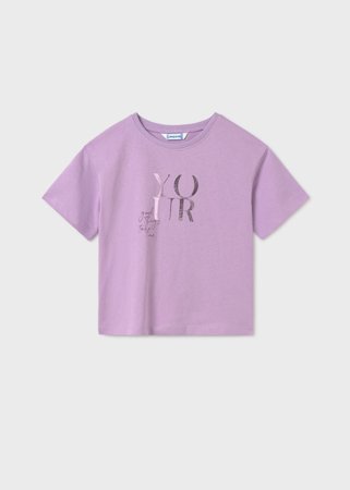 MAYORAL krekls ar īsām piedurknēm, lilac, 6024-71, 157 cm 
