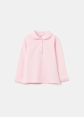 OVS polo ar garām piedurknēm, rozā, , 001967796 