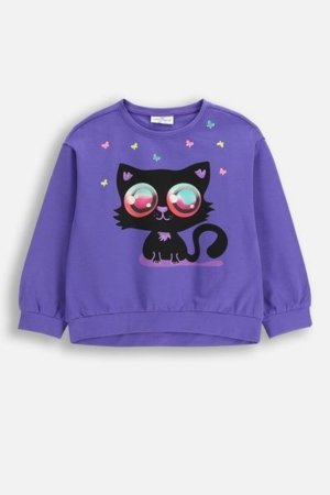 COCCODRILLO t-krekls RAVE GIRL KIDS, violeta, cm 