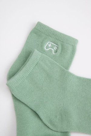 COCCODRILLO zeķes, zali, WC6382224SOB-011-026, 26/30 cm 