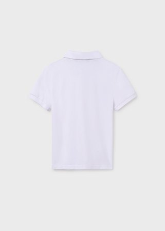 MAYORAL polo krekls ar īsām piedurknēm, white, 890-78, 157 cm 