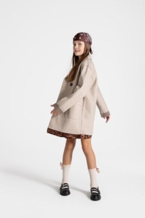 COCCODRILLO mētelis RODEO GIRL JUNIOR, beige, ZC4151301RGJ-002-164, 164 cm 