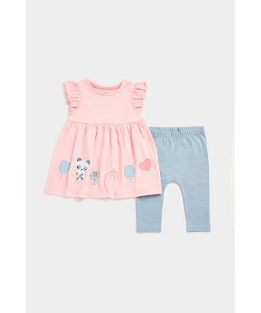 MOTHERCARE kleita ar īsam piedurknēm + legini, EB500 622698
