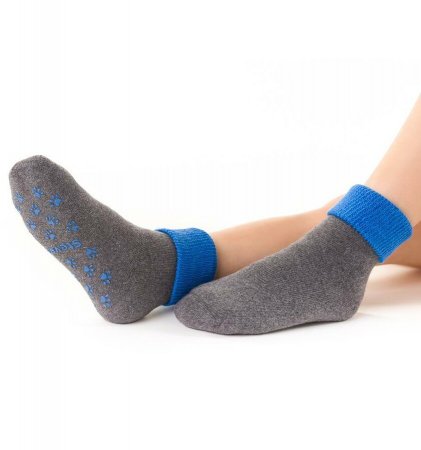 STEVEN zeķes ar neslīdošu pēdu ABS, pelēkas, 155-018 23-25 155-018 23-25