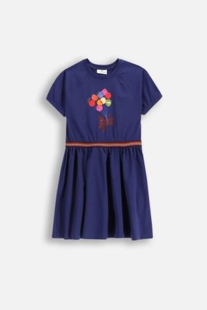 COCCODRILLO kleita ACADEMY GIRL KIDS, zils, ZC5129201AGK-015-104, 104 cm 