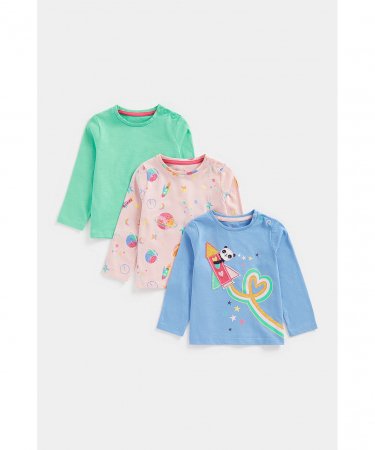 MOTHERCARE t-krekls ar garām piedurknēm, 3 gab., CA274 590700