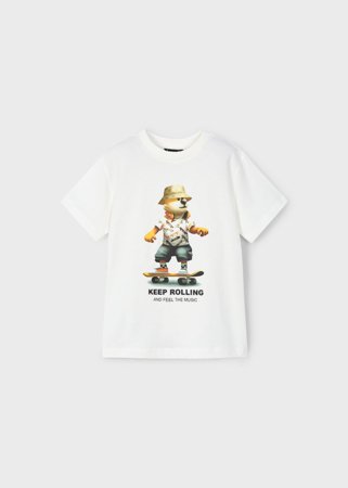 MAYORAL krekls ar īsām piedurknēm, cream, 3041-70, 140 cm 