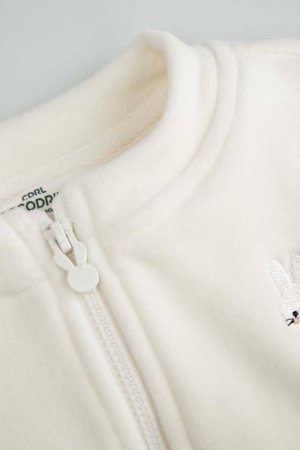 COCCODRILLO džemperis ar rāvējslēdzēju, krēmkrāsa, 
