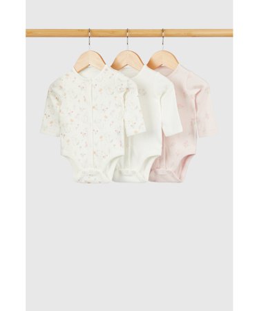 MOTHERCARE bodijs ar garām piedurknēm 3 gab., FC109 639998