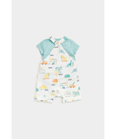 MOTHERCARE bodijs ar īsam piedurknēm + kombinezons, EC556 629049