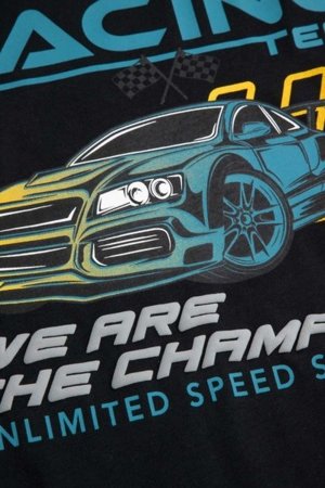 COCCODRILLO t-krekls CITY RACING BOY JUNIOR, melns, cm