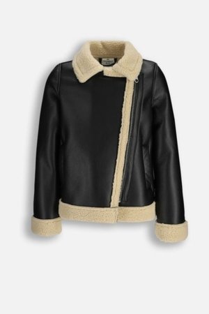 COCCODRILLO mēteļi OUTERWEAR GIRL JUNIOR, melns, ZC5153101OGJ-021-146, 146 cm