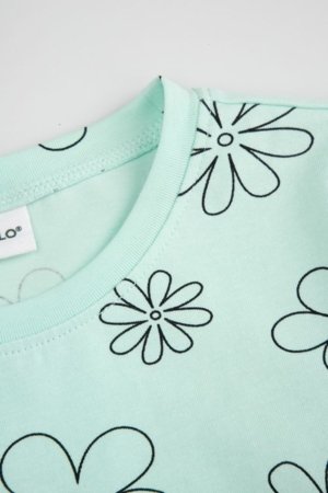 COCCODRILLO kleita ar īsam piedurknēm, zaļa, izmērs 