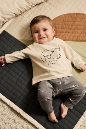 NEXT t-krekls un legingi, F14611, 62-68 cm 