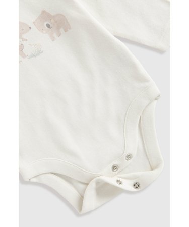 MOTHERCARE krekls ar garām piedurknēm, bēšs krekls un snuķis , GF294 