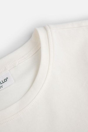 COCCODRILLO t-krekls EVERYDAY GIRL A, krēmveida, cm