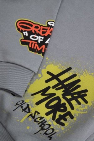 COCCODRILLO džemperis SPORTS BOY JUNIOR, pelēks, ZC5132301SBJ-019-128, 128 cm