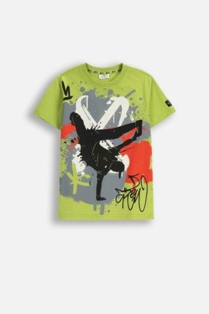 COCCODRILLO t-krekls SPORTS BOY JUNIOR, zaļš, cm 