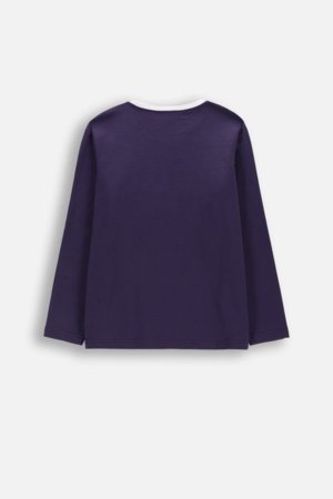 COCCODRILLO t-krekls ar garām piedurknēm, tumši zili, WC6143103SGJ-015-146, 146 cm 