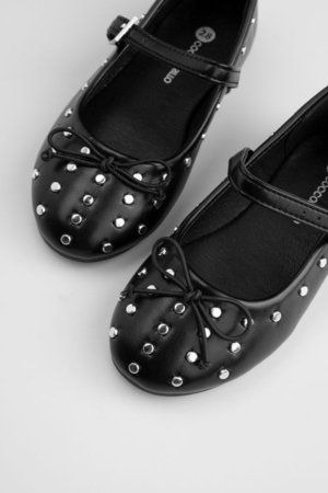 COCCODRILLO baleta apavi, melni, WC6212201SHG-021-033, 33 izmērs 