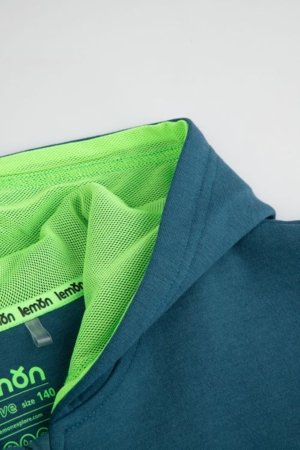 COCCODRILLO džemperis ar rāvējslēdzēju ar kapuci, zaļa, izmērs 