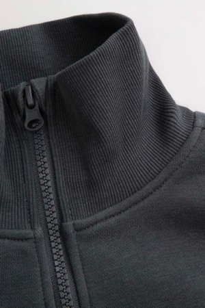 COCCODRILLO džemperis ar rāvējslēdzēju, pelēks, cm 