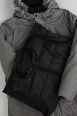 COCCODRILLO jakete OUTERWEAR BOY JUNIOR, pelēks, ZC5152107OBJ-019-164, 164 cm