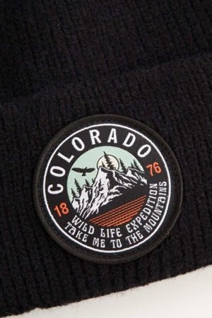 COCCODRILLO cepure ACCESSORIES WINTER BOY, melns, cm