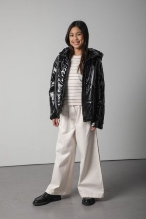 COCCODRILLO jaka, melna, WC6152702OGJ-021-146, 146 cm 