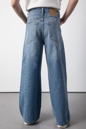 COCCODRILLO bikses JEANS COLLECTION GIRL, zils, cm 
