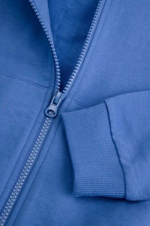 COCCODRILLO džemperis ar rāvējslēdzēju ar kapuci, zils, cm 