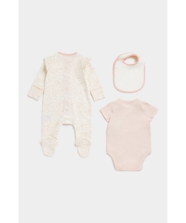 MOTHERCARE zīdaiņu kombinezons, bodijs ar īsam piedurknēm un lacīte, FB429 644775