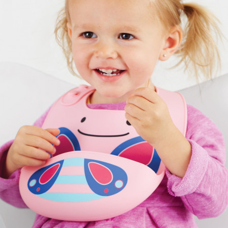 SKIP HOP silikona lacīte Zoo Fold & Go Butterfly 232202 232202