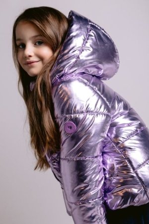 COCCODRILLO jakete OUTERWEAR GIRL KIDS, violeta, cm