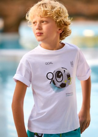 MAYORAL t-krekls ar īsam piedurknēm, white, 6.036-30, 140 cm 