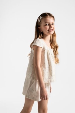 COCCODRILLO blūze ELEGANT JUNIOR GIRL, balta, WC5140201EJG-001-134, 134 cm 
