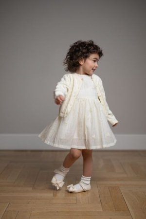 COCCODRILLO kleita ar īsam piedurknēm, smilšu krāsa, WC6128201FGN-003-074, 74 izmērs 