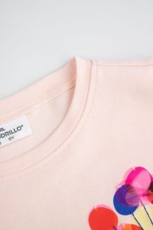 COCCODRILLO t-krekli ACADEMY GIRL KIDS, rozā, cm 