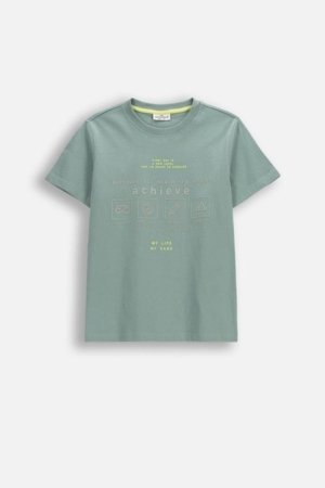 COCCODRILLO t-krekls ar īsam piedurknēm, zali, WC6143203NBJ-011-140, 140 cm 