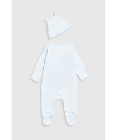 MOTHERCARE zīdaiņu kombinezons, cepure, IF293 74 